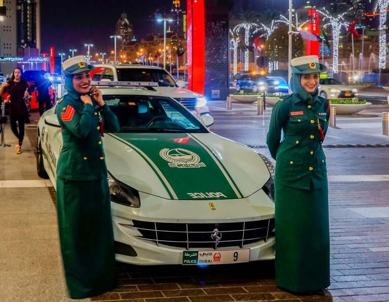 Women Dubai police force