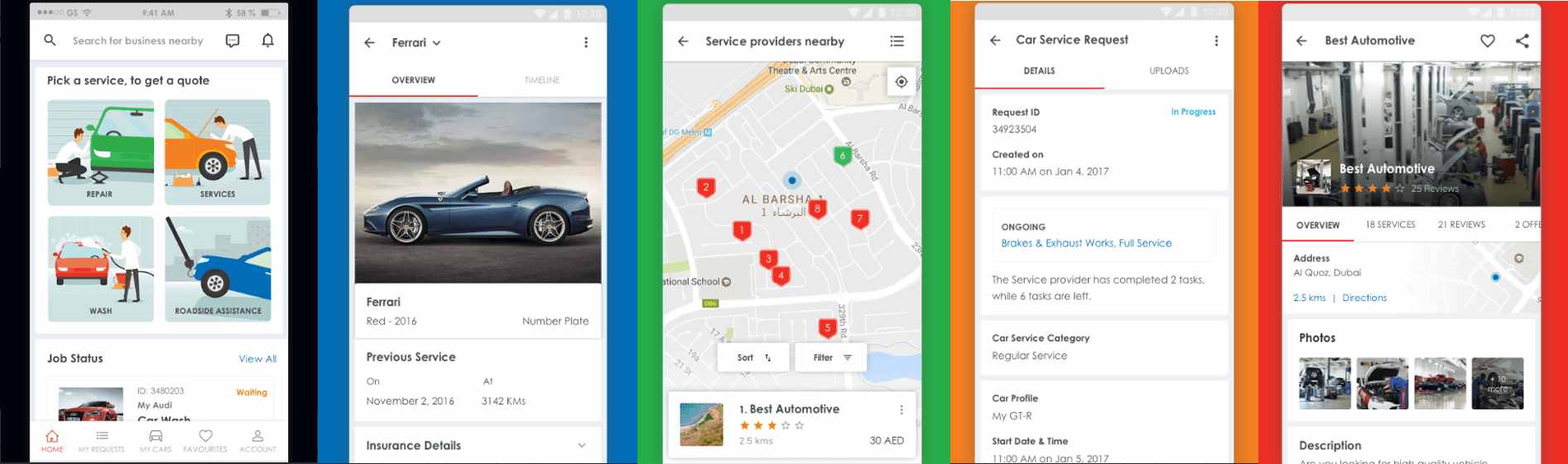 car service app Dubai