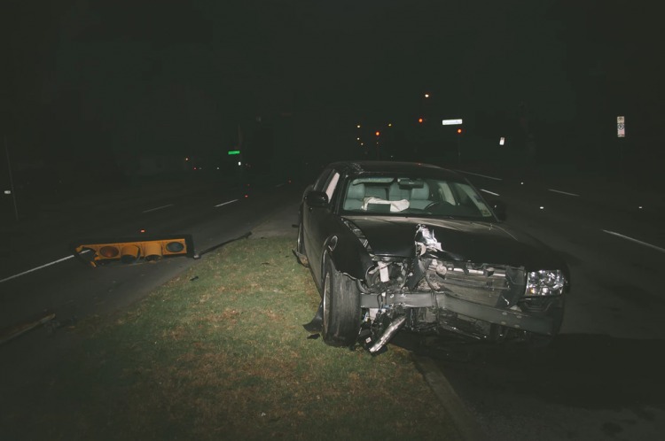 car breakdown on road