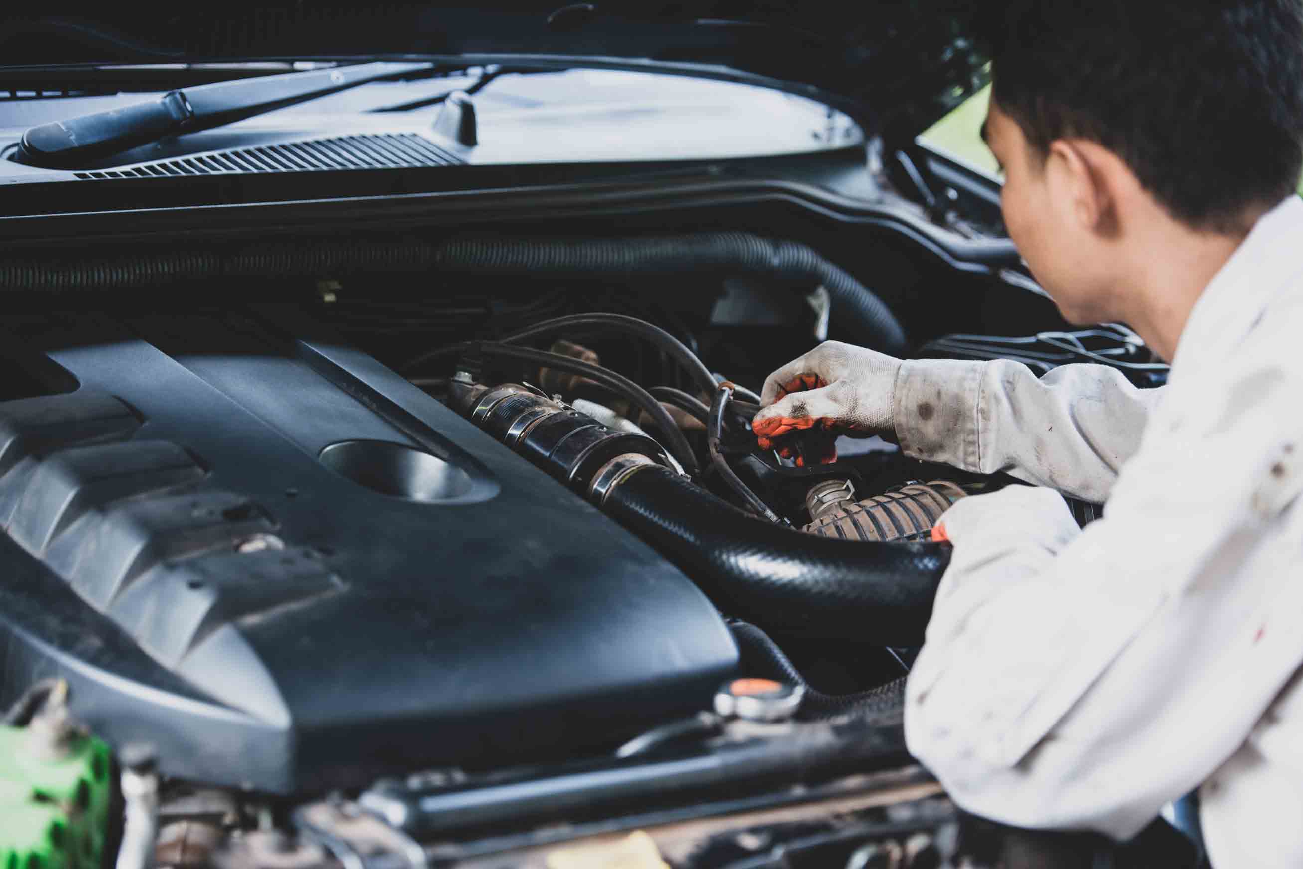 Checking car engine condition