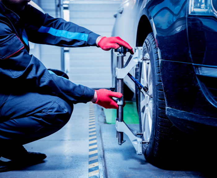 Wheel alignment service