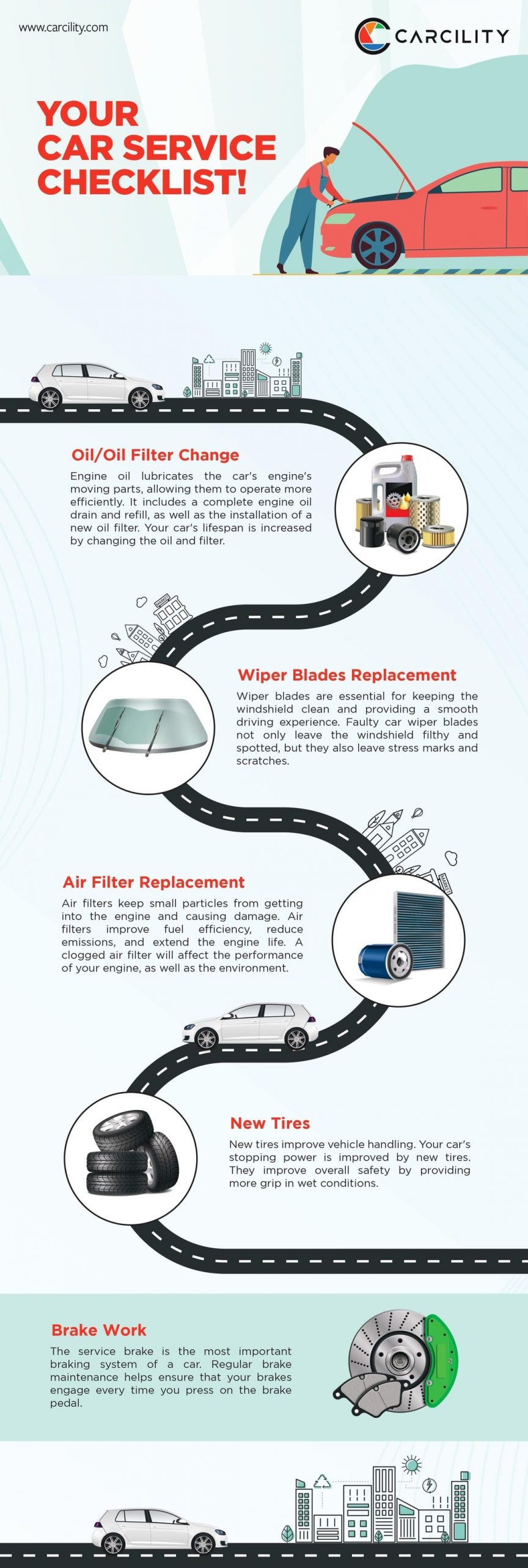 Your Car Service Checklist Carcility Dubai