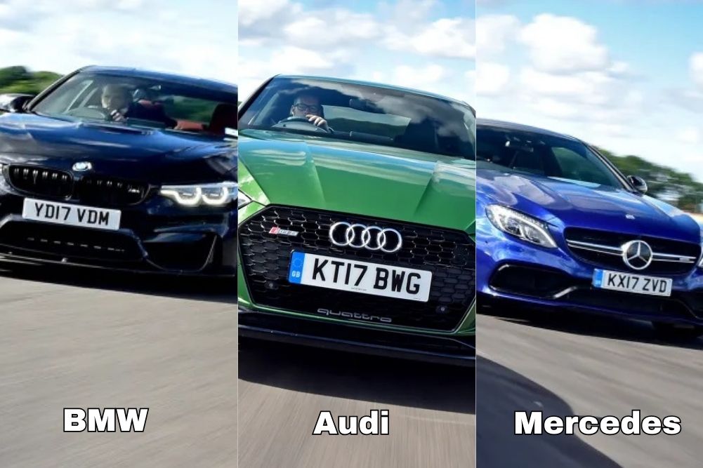 Bmw Vs Mercedes Logo Automarken VW BMW Audi Porsche Mercedes 